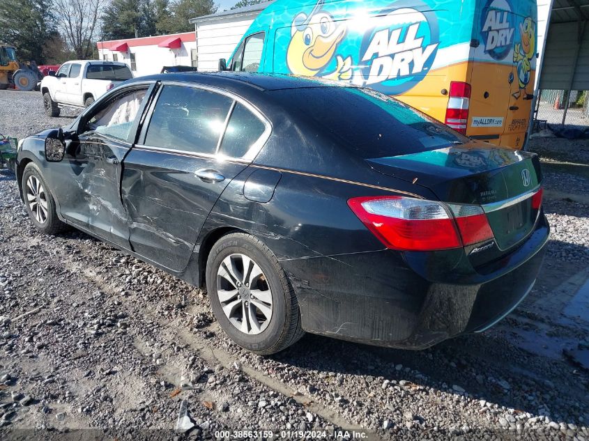 2013 HONDA ACCORD LX - 1HGCR2F38DA244593