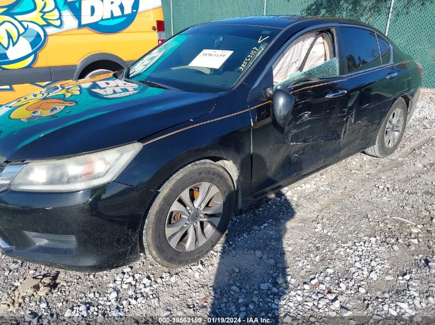 2013 HONDA ACCORD LX - 1HGCR2F38DA244593