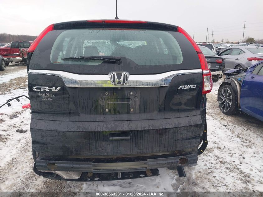 2016 HONDA CR-V LX - 2HKRM4H33GH612675
