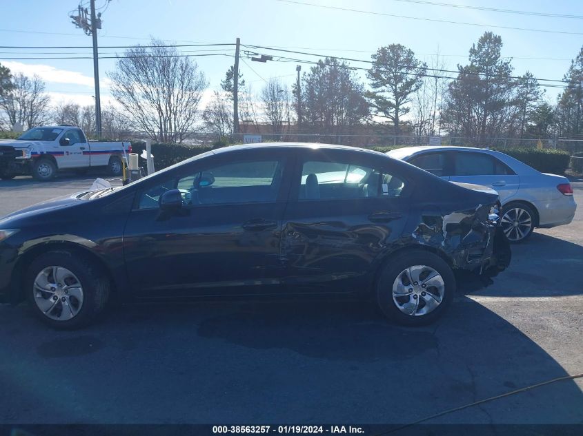 2013 HONDA CIVIC LX - 2HGFB2F51DH513263