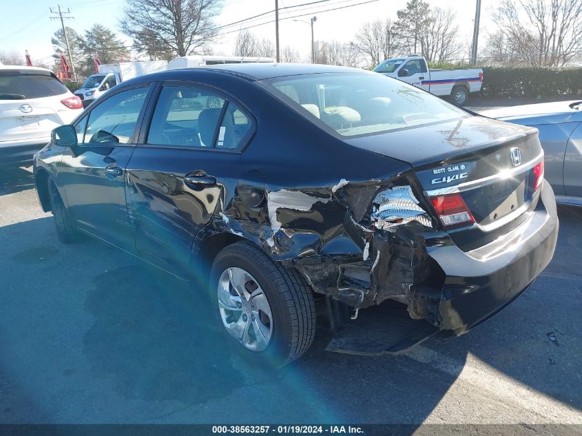 2013 HONDA CIVIC LX - 2HGFB2F51DH513263