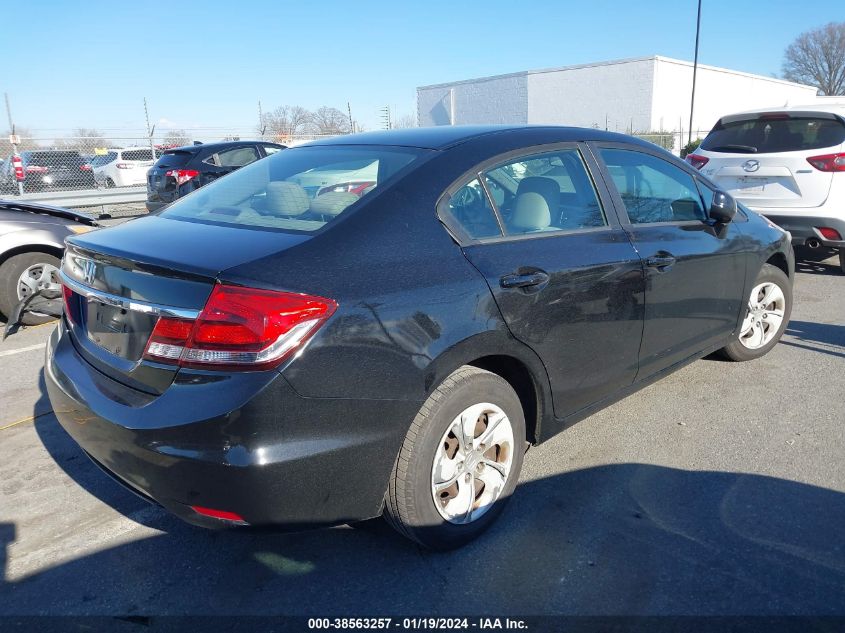 2013 HONDA CIVIC LX - 2HGFB2F51DH513263