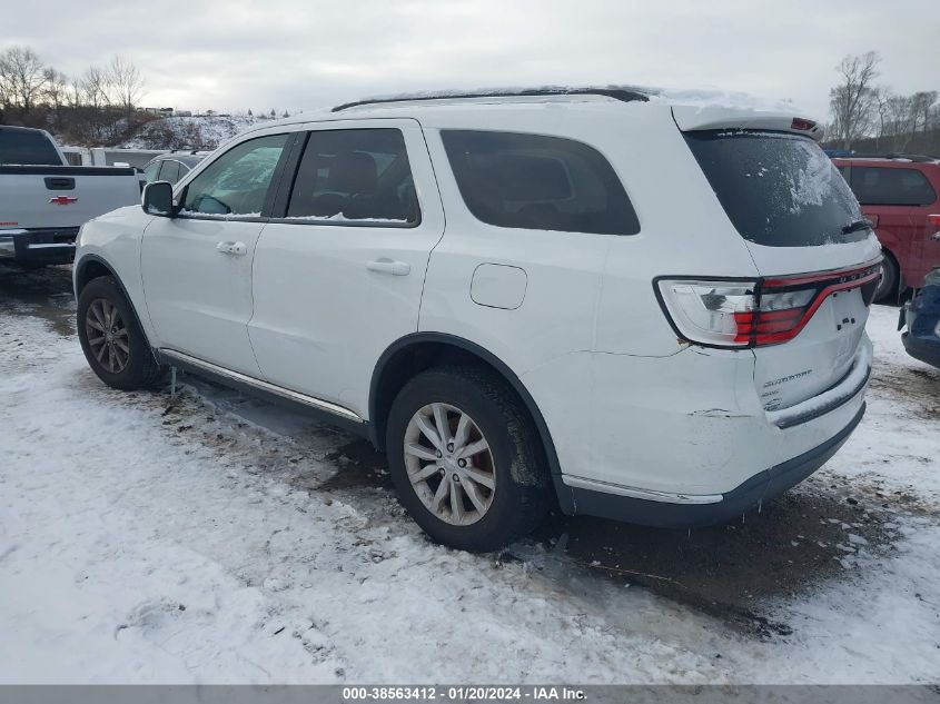 2017 DODGE DURANGO SXT - 1C4RDJAG3HC833833