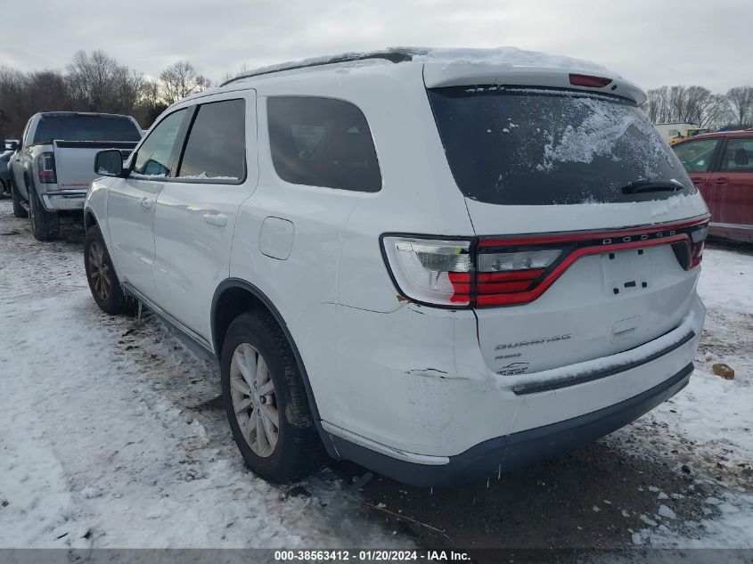 2017 DODGE DURANGO SXT - 1C4RDJAG3HC833833