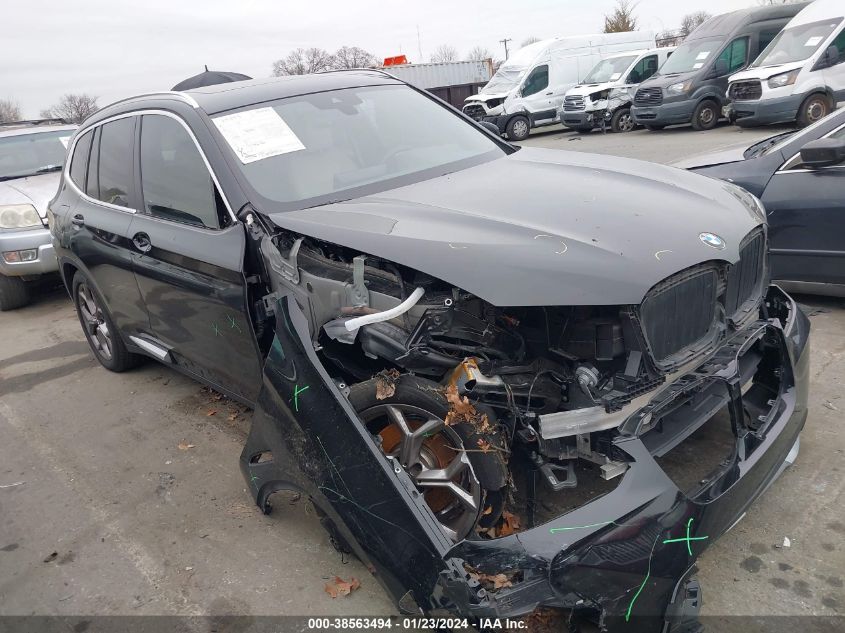 2022 BMW X3 XDRIVE30I - WBX57DP06NN147399