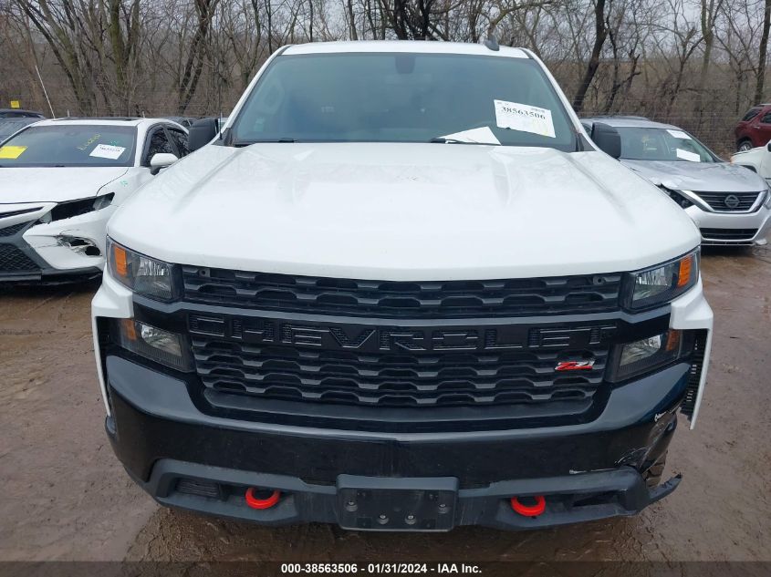 2022 CHEVROLET SILVERADO 1500 LTD 4WD  STANDARD BED CUSTOM TRAIL BOSS - 1GCPYCEKXNZ145973