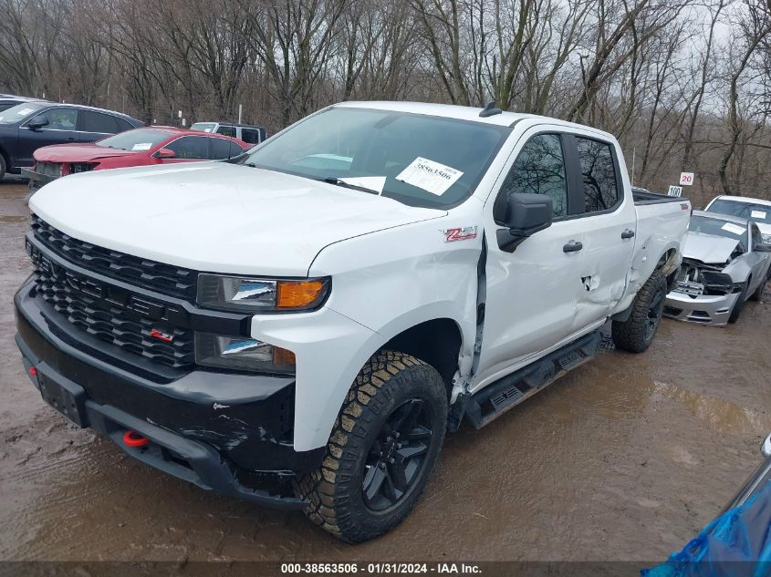 2022 CHEVROLET SILVERADO 1500 LTD 4WD  STANDARD BED CUSTOM TRAIL BOSS - 1GCPYCEKXNZ145973