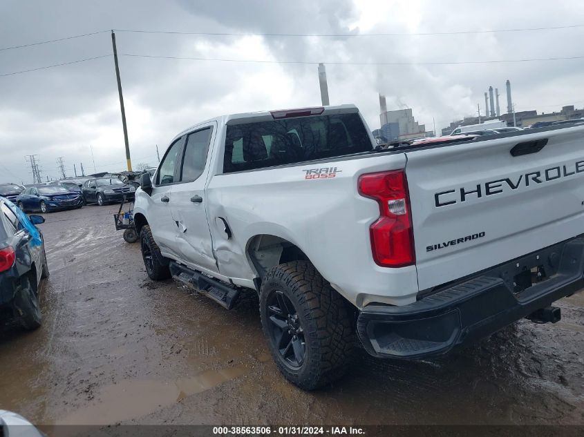 2022 CHEVROLET SILVERADO 1500 LTD 4WD  STANDARD BED CUSTOM TRAIL BOSS - 1GCPYCEKXNZ145973