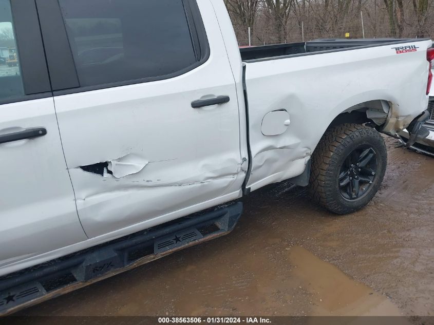 2022 CHEVROLET SILVERADO 1500 LTD 4WD  STANDARD BED CUSTOM TRAIL BOSS - 1GCPYCEKXNZ145973
