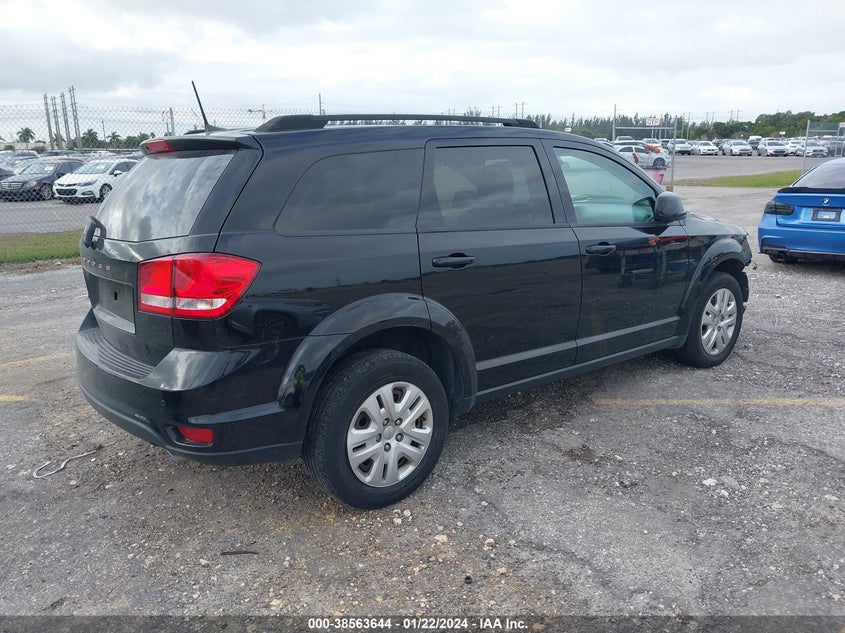VIN 3C4PDCBG9KT837673 2019 DODGE JOURNEY SE