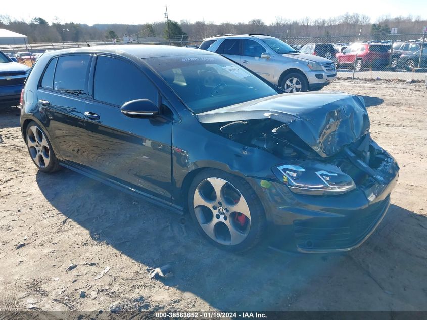 3VW4T7AU3HM071220 | 2017 VOLKSWAGEN GOLF GTI