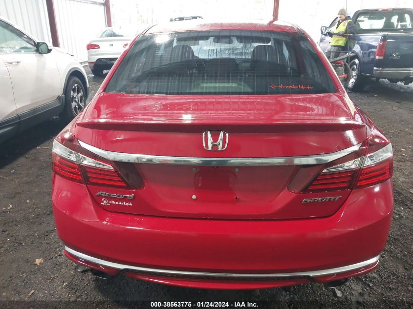 2016 HONDA ACCORD SPORT - 1HGCR2F59GA145674