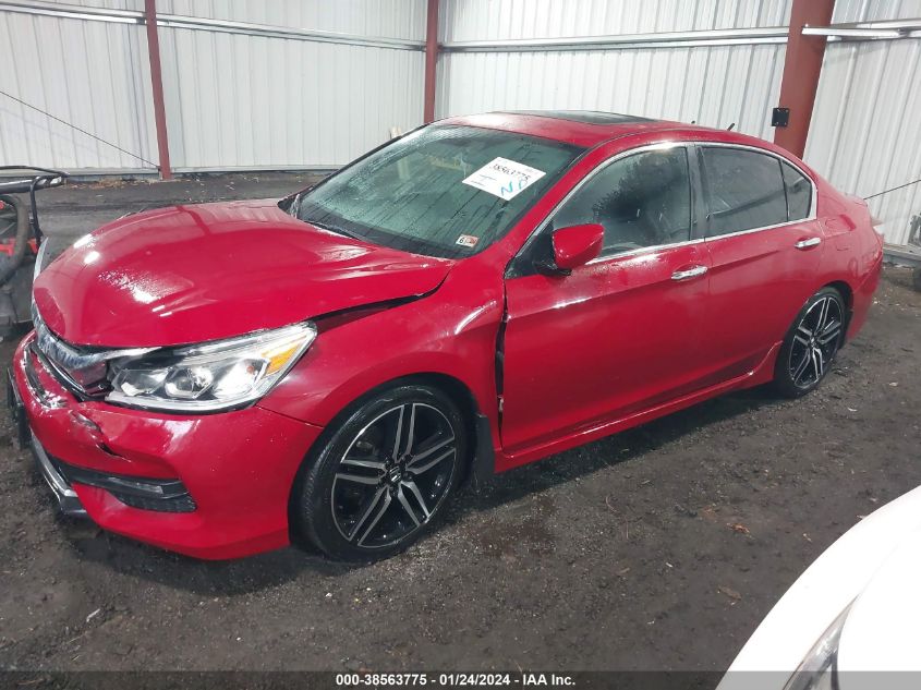 2016 HONDA ACCORD SPORT - 1HGCR2F59GA145674