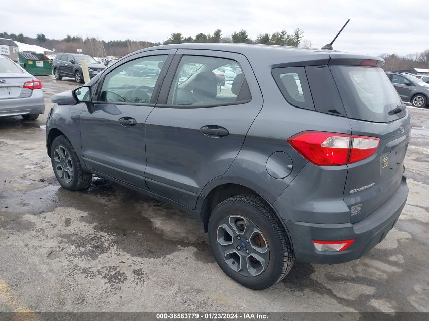 2018 FORD ECOSPORT S - MAJ6P1SL7JC163916