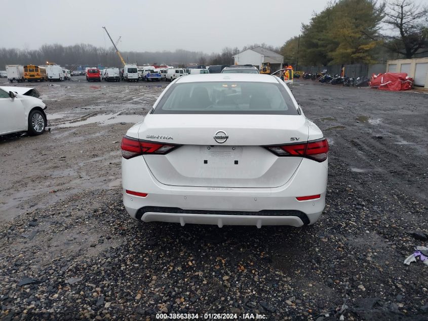 VIN 3N1AB8CV4PY268606 2023 NISSAN SENTRA SV