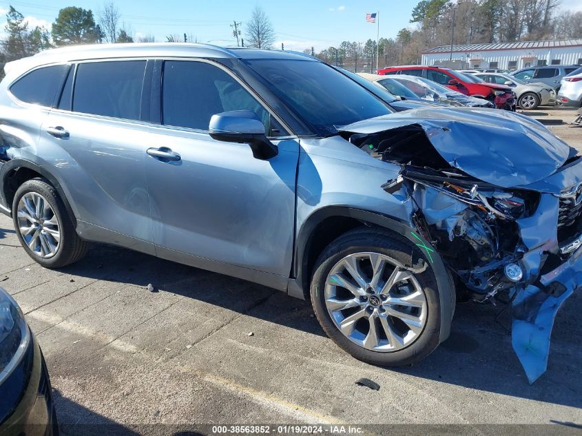 2023 TOYOTA HIGHLANDER LIMITED - 5TDKDRAH4PS015887