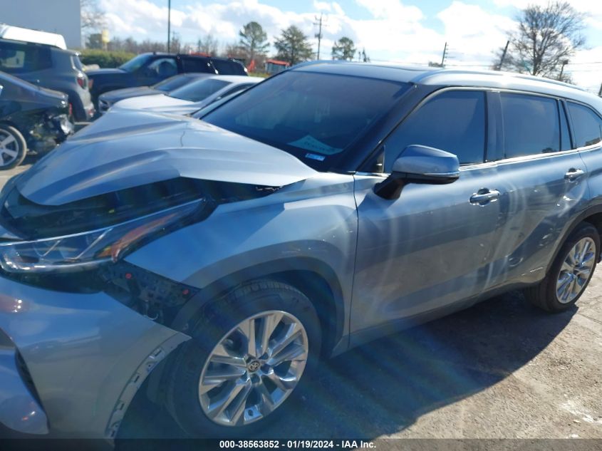 2023 TOYOTA HIGHLANDER LIMITED - 5TDKDRAH4PS015887