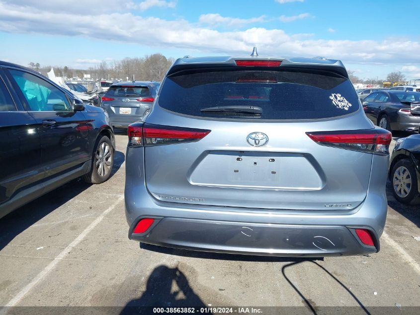 2023 TOYOTA HIGHLANDER LIMITED - 5TDKDRAH4PS015887
