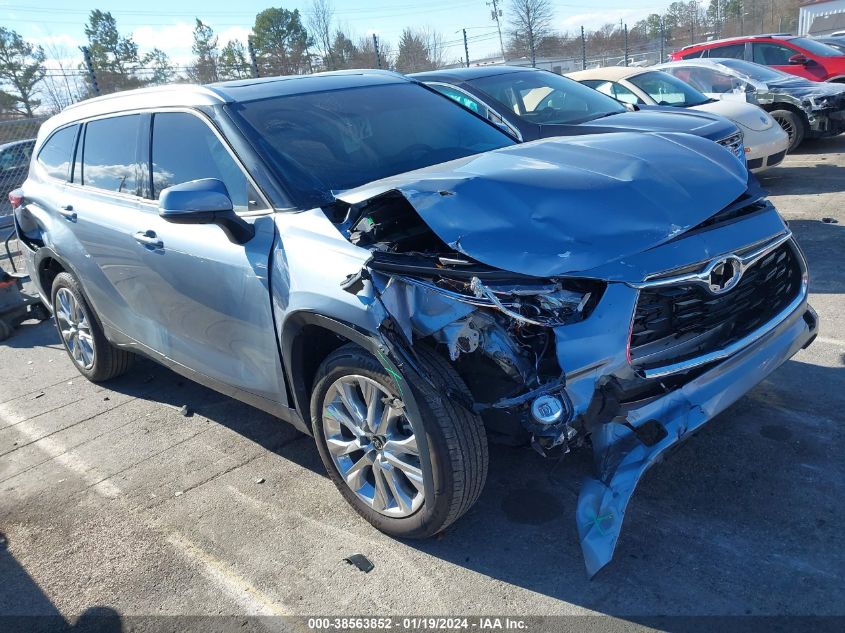 2023 TOYOTA HIGHLANDER LIMITED - 5TDKDRAH4PS015887