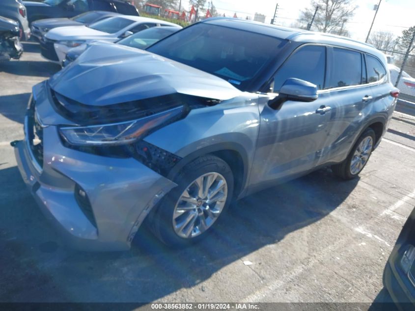 2023 TOYOTA HIGHLANDER LIMITED - 5TDKDRAH4PS015887