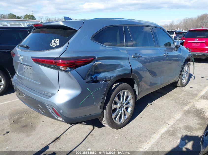 2023 TOYOTA HIGHLANDER LIMITED - 5TDKDRAH4PS015887