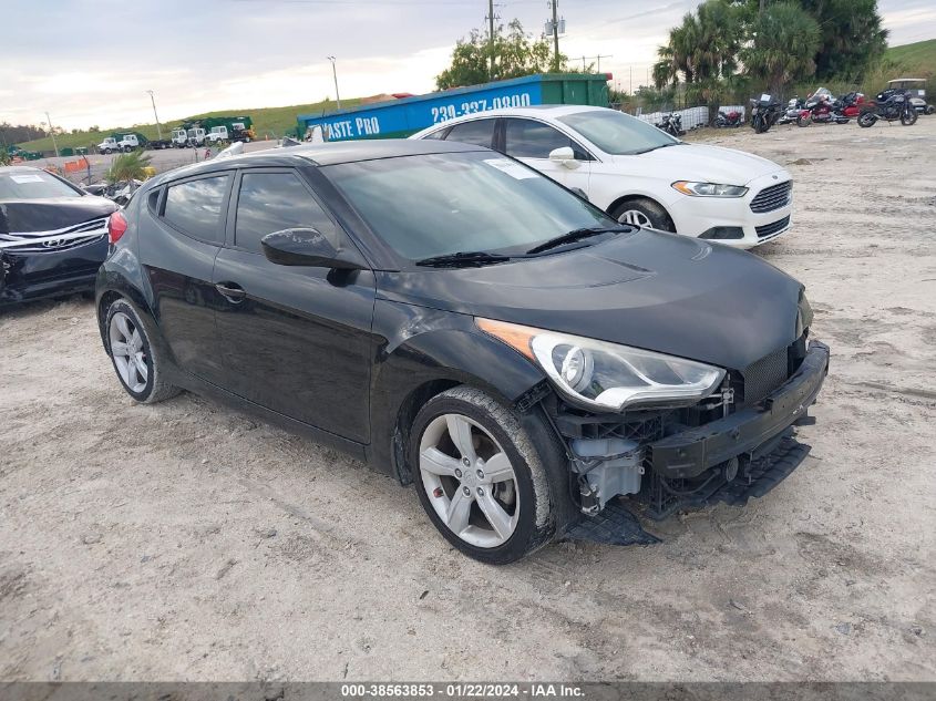 2013 HYUNDAI VELOSTER - KMHTC6AD1DU145616