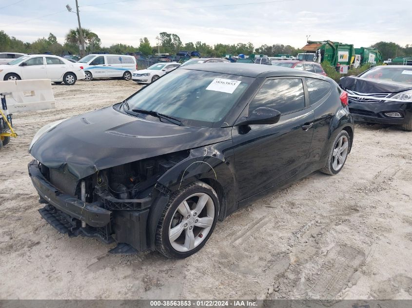2013 HYUNDAI VELOSTER - KMHTC6AD1DU145616