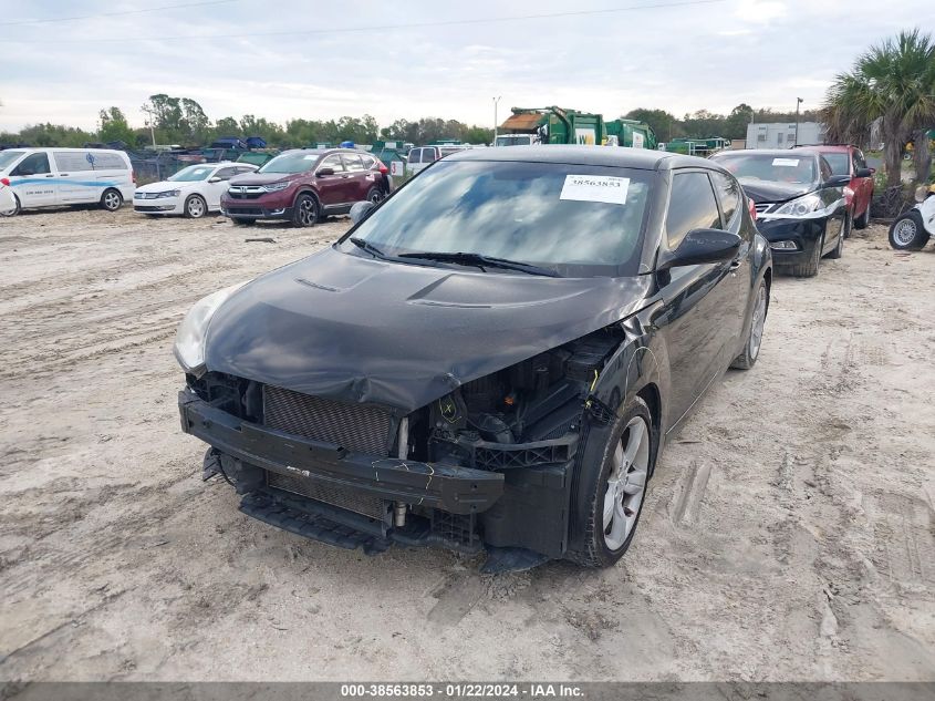 2013 HYUNDAI VELOSTER - KMHTC6AD1DU145616