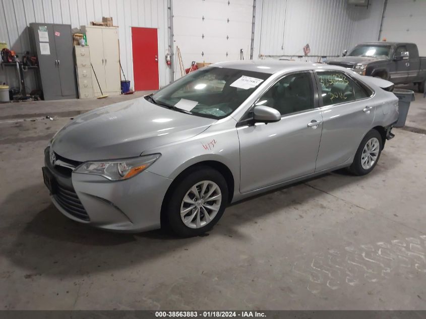 2015 TOYOTA CAMRY LE - 4T4BF1FK2FR448765