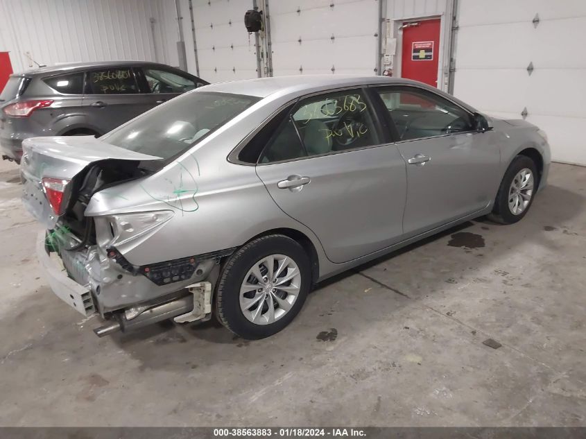 2015 TOYOTA CAMRY LE - 4T4BF1FK2FR448765