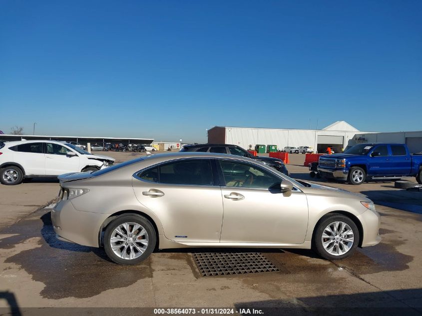 2013 LEXUS ES 300H - JTHBW1GG8D2004323