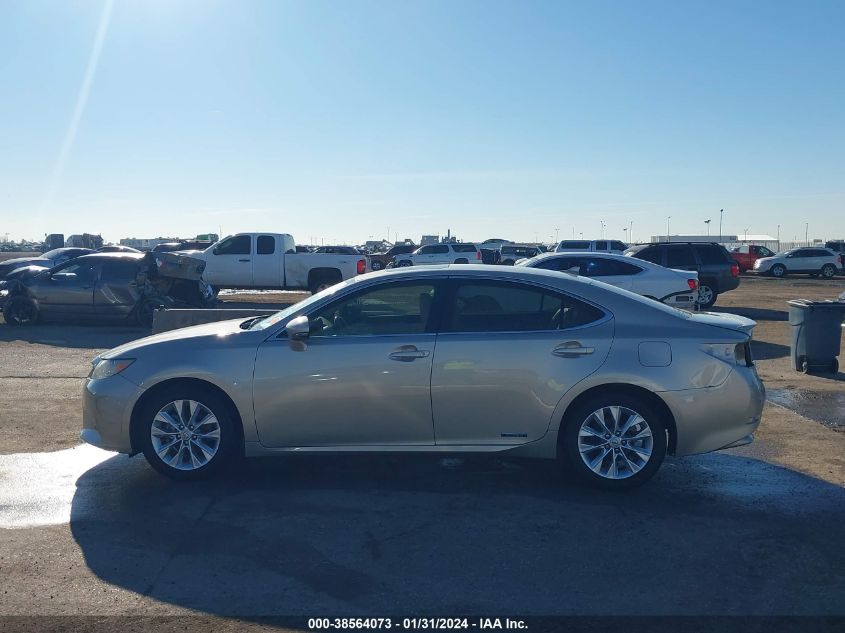 2013 LEXUS ES 300H - JTHBW1GG8D2004323