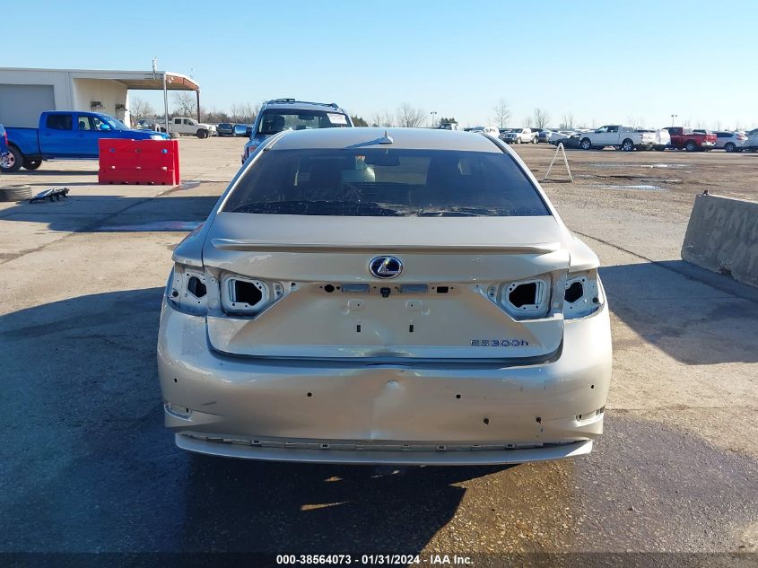 2013 LEXUS ES 300H - JTHBW1GG8D2004323
