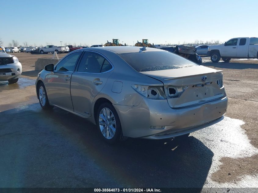2013 LEXUS ES 300H - JTHBW1GG8D2004323