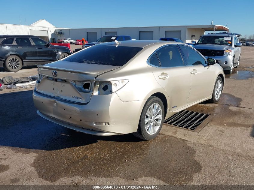 2013 LEXUS ES 300H - JTHBW1GG8D2004323