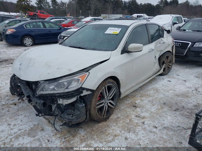 2016 HONDA ACCORD SPORT - 1HGCR2F64GA165646