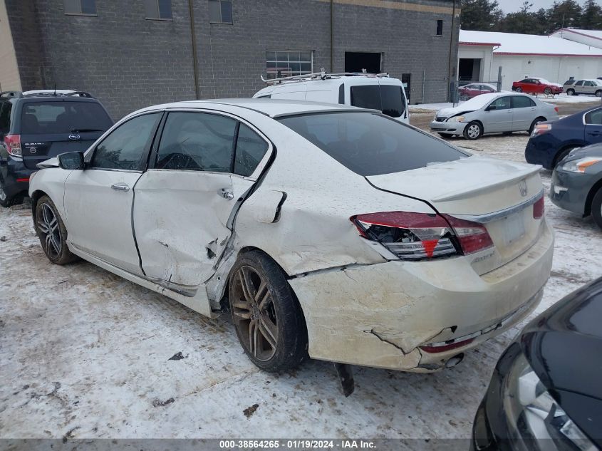 2016 HONDA ACCORD SPORT - 1HGCR2F64GA165646