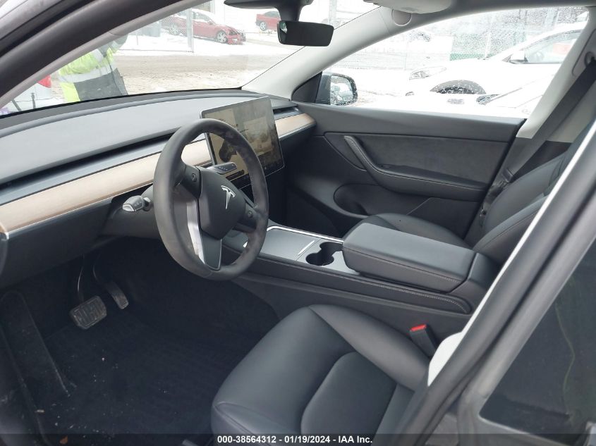 2022 TESLA MODEL Y LONG RANGE DUAL MOTOR ALL-WHEEL DRIVE - 7SAYGDEE4NA008458