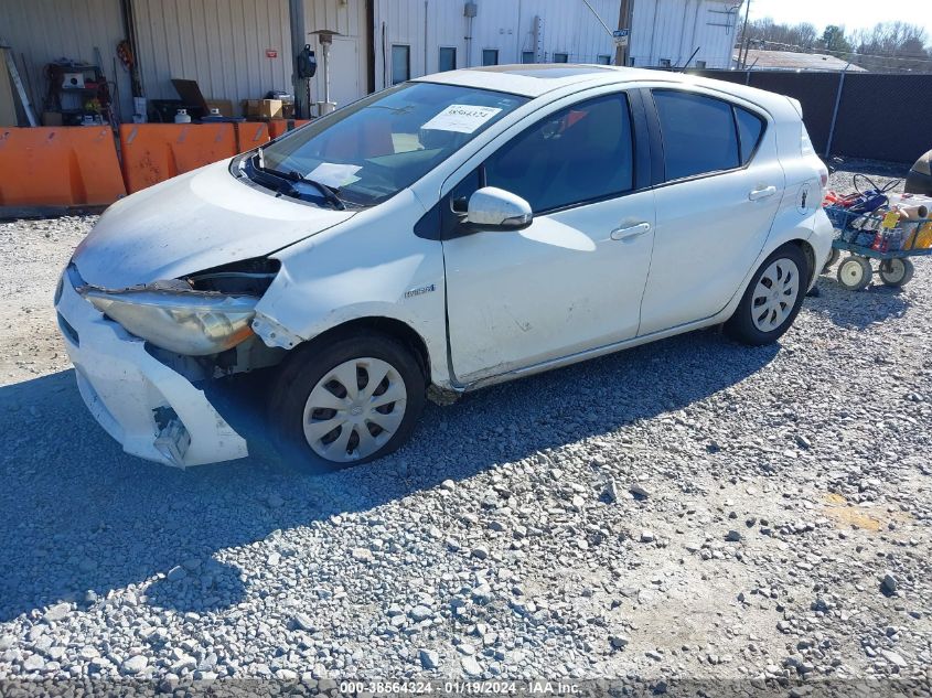 2013 TOYOTA PRIUS C THREE - JTDKDTB35D1049720