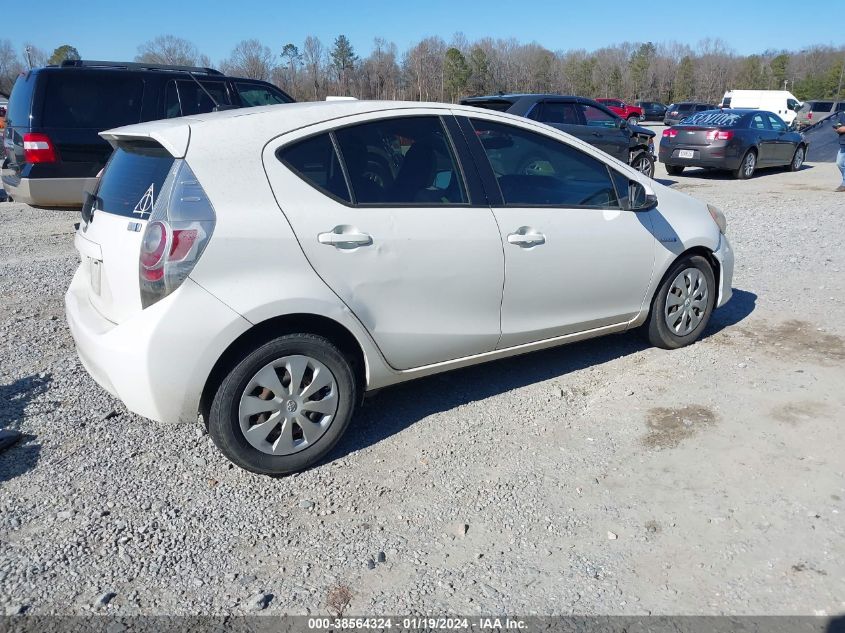 2013 TOYOTA PRIUS C THREE - JTDKDTB35D1049720