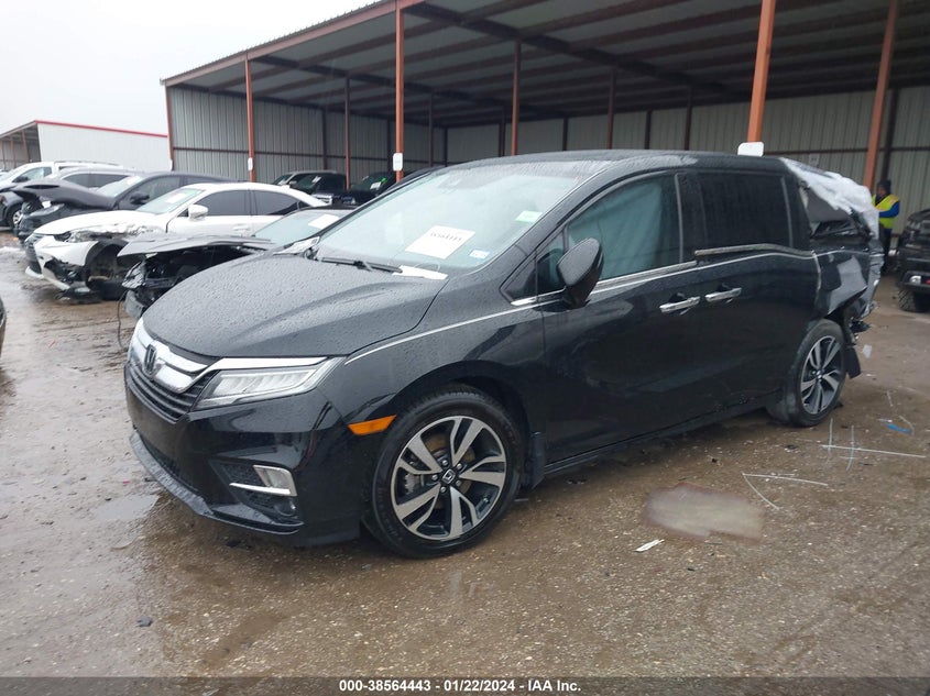 VIN 5FNRL6H98JB047137 2018 HONDA ODYSSEY ELITE