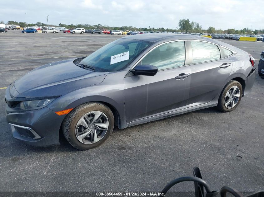 2019 HONDA CIVIC LX - 19XFC2F67KE009569