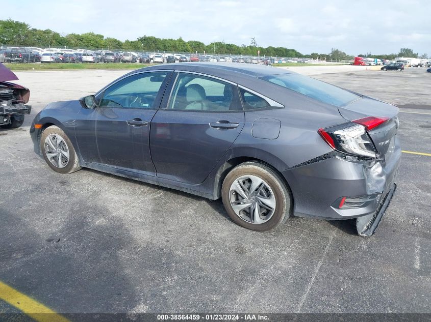 2019 HONDA CIVIC LX - 19XFC2F67KE009569