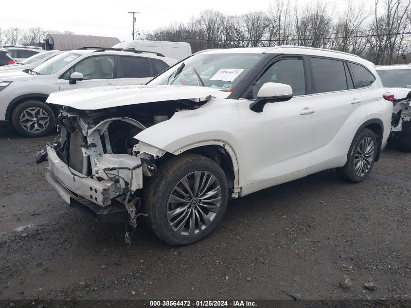 2021 TOYOTA HIGHLANDER PLATINUM - 5TDFZRBH9MS140316