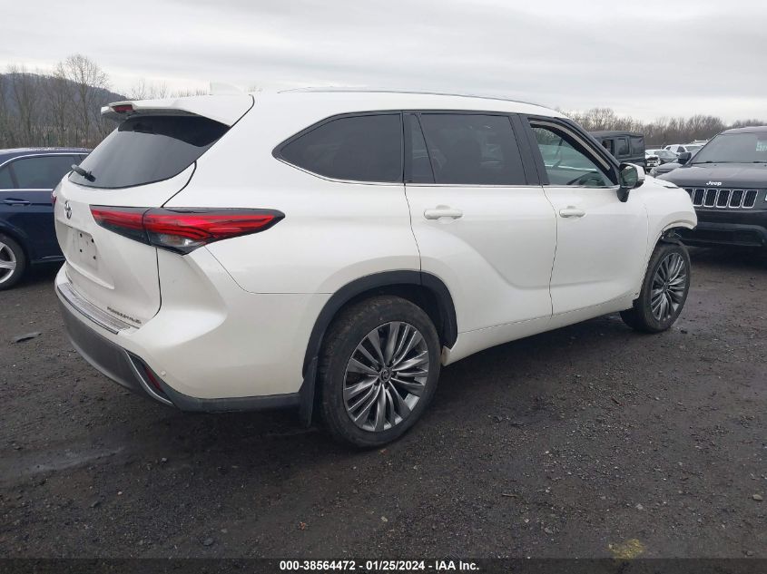 2021 TOYOTA HIGHLANDER PLATINUM - 5TDFZRBH9MS140316