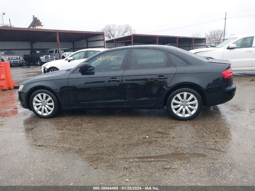 2013 AUDI A4 2.0T PREMIUM - WAUDFAFL8DN034989