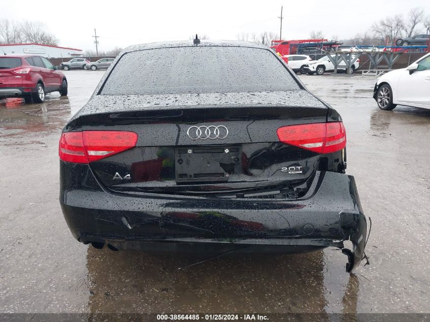 2013 AUDI A4 2.0T PREMIUM - WAUDFAFL8DN034989