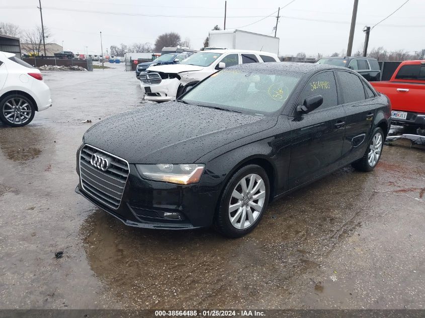2013 AUDI A4 2.0T PREMIUM - WAUDFAFL8DN034989