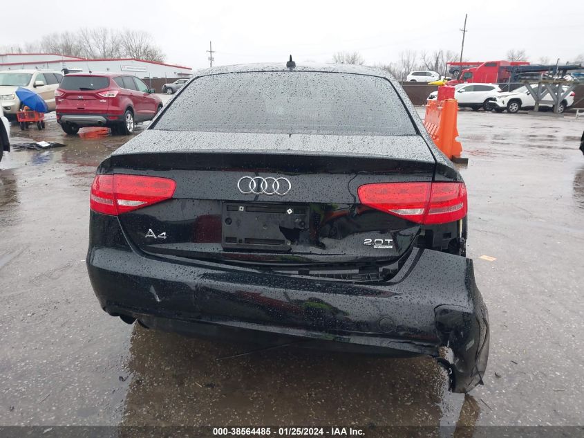 2013 AUDI A4 2.0T PREMIUM - WAUDFAFL8DN034989