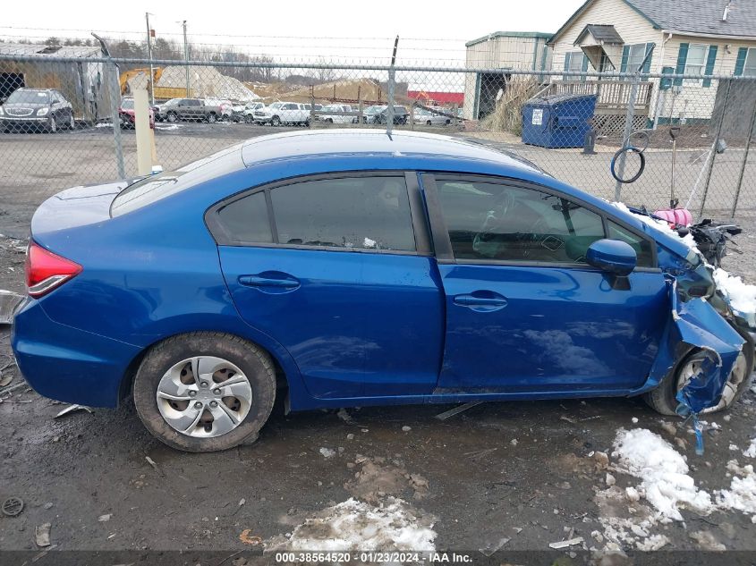 2014 HONDA CIVIC LX - 19XFB2F53EE028926